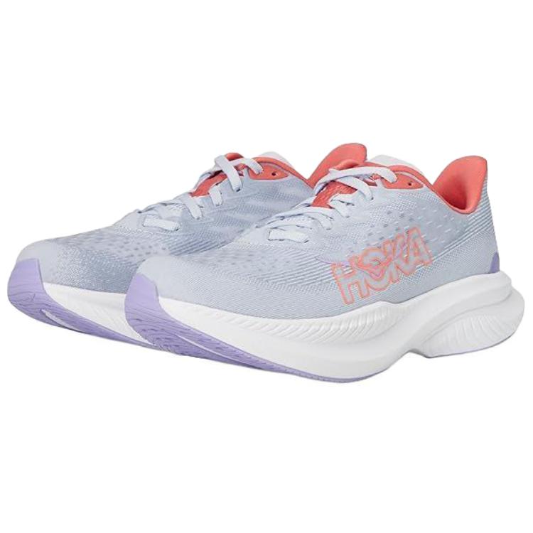 HOKA ONE ONE MACH 6 Anti Slip Wear Resistant Low Top Running Shoes Women's Blue