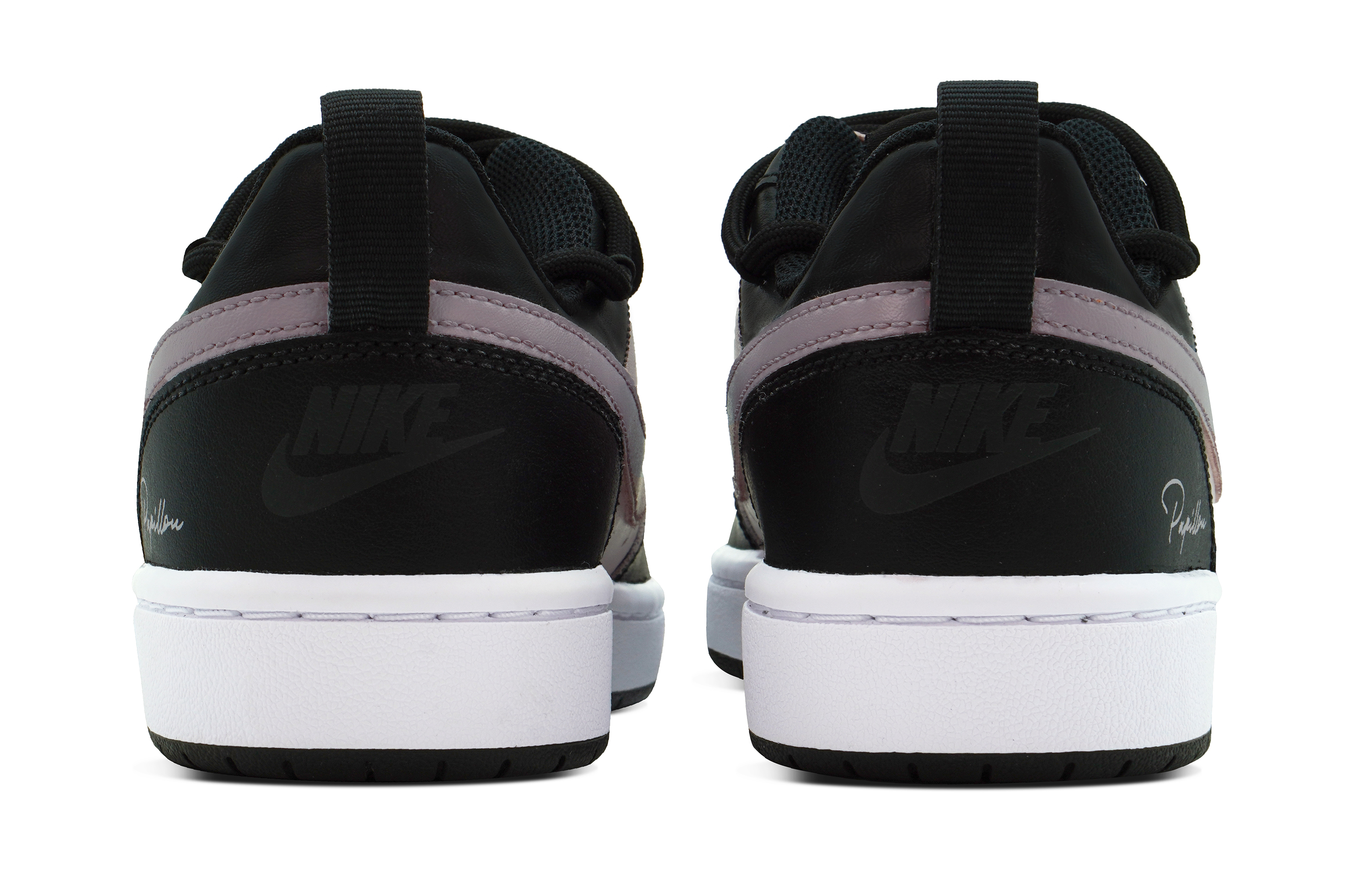 Nike Court Borough DEER Black Rose Raspberry Slip Resistant Abrasion Resistant Low top Skateboard Shoes GS Black Pink купить в интернет-магазине Yoocart с быстрой доставкой по России.