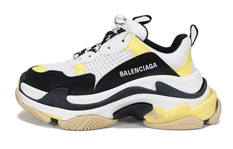 Balenciaga Triple S 'Black Yellow' Women's