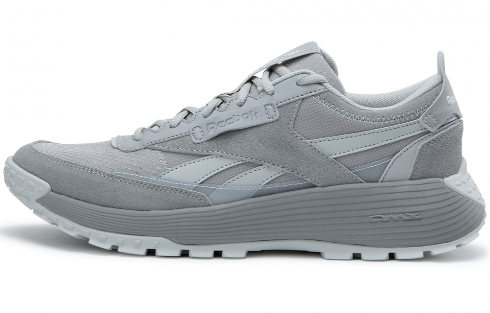 Reebok Wear-Resistant Slip-Resistant Low-Top Running Shoes Unisex Light Gray