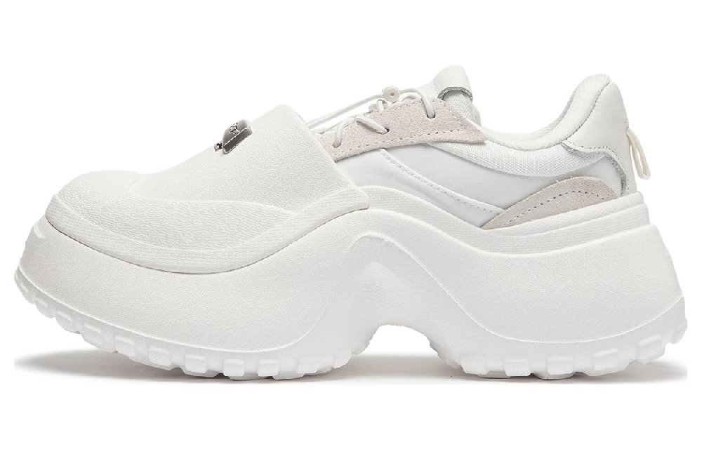 LiNing Project* Slip-Resistant Low-Top Casual Shoes Women's Mist White