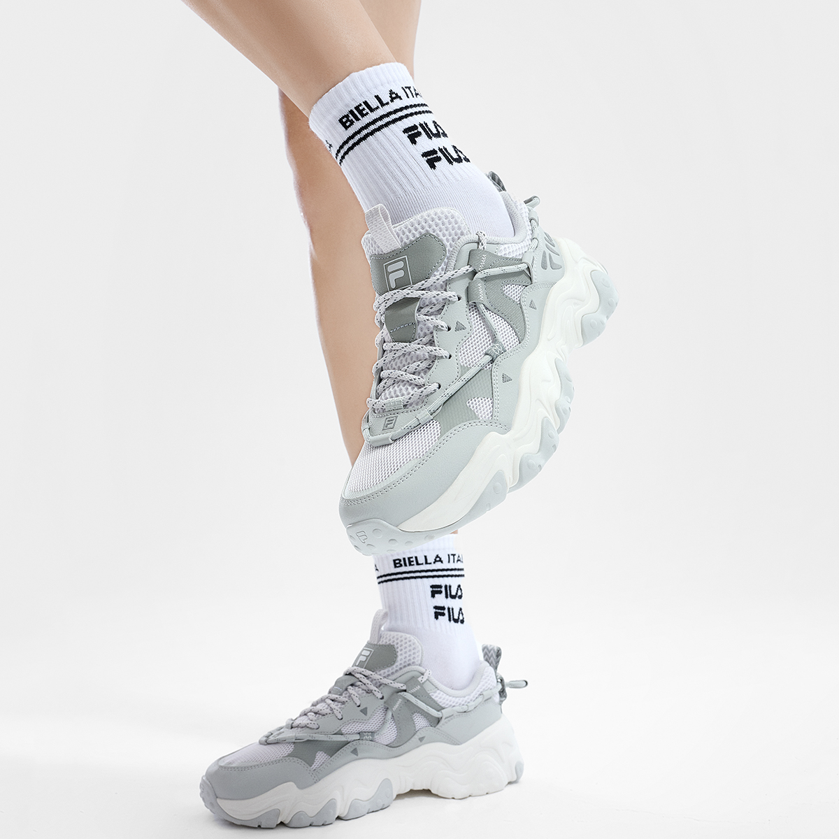 FILA FLUID 5 Breathable Low top Casual City Commute Running Shoes Women's Gray купить в интернет-магазине Yoocart с быстрой доставкой по России.