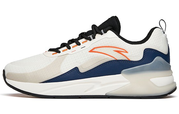 Anta Chasing Clouds Abrasion Resistant Breathable Low Top Sports Casual Shoes Men's White Black Blue