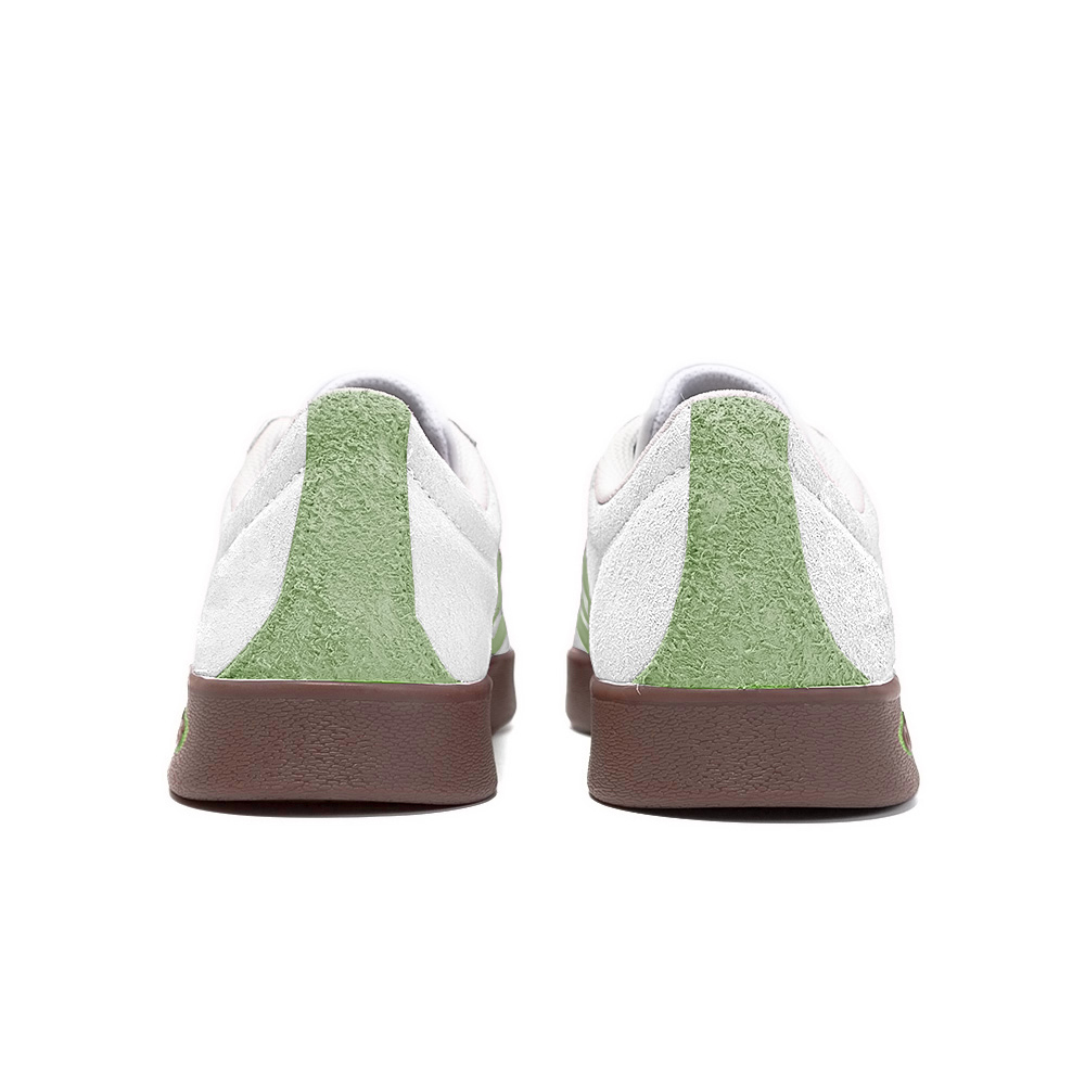 Adidas Neo VL Court Lifestyle Anti Slip Wear Resistant Low Top Skateboard Shoes Unisex Green White