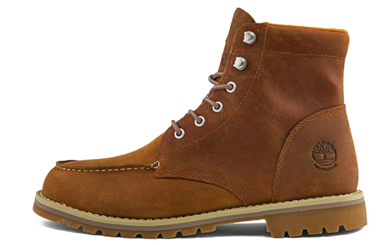 Timberland Redwood Falls Waterproof Moc Toe Wide Fit Boots 'Rust Nubuck'