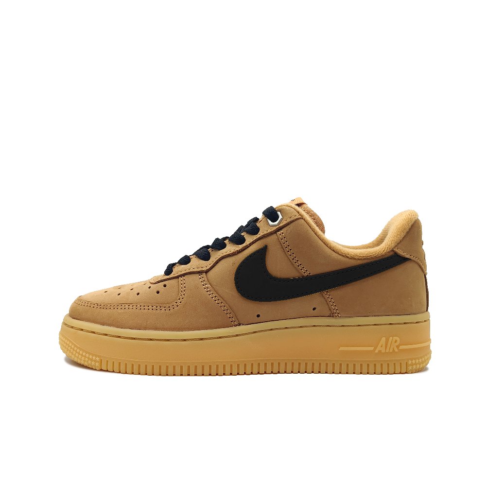 Nike Air Force 1 Wheat Shadow Black Brown Anti Slip Wear Resistant Low Top Skateboard Shoes Unisex Wheat