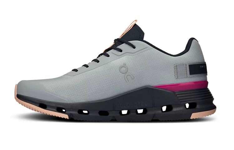 On Cloudnova Form Anti Slip Wear Resistant Low Top Casual Running Shoes Women's Gray