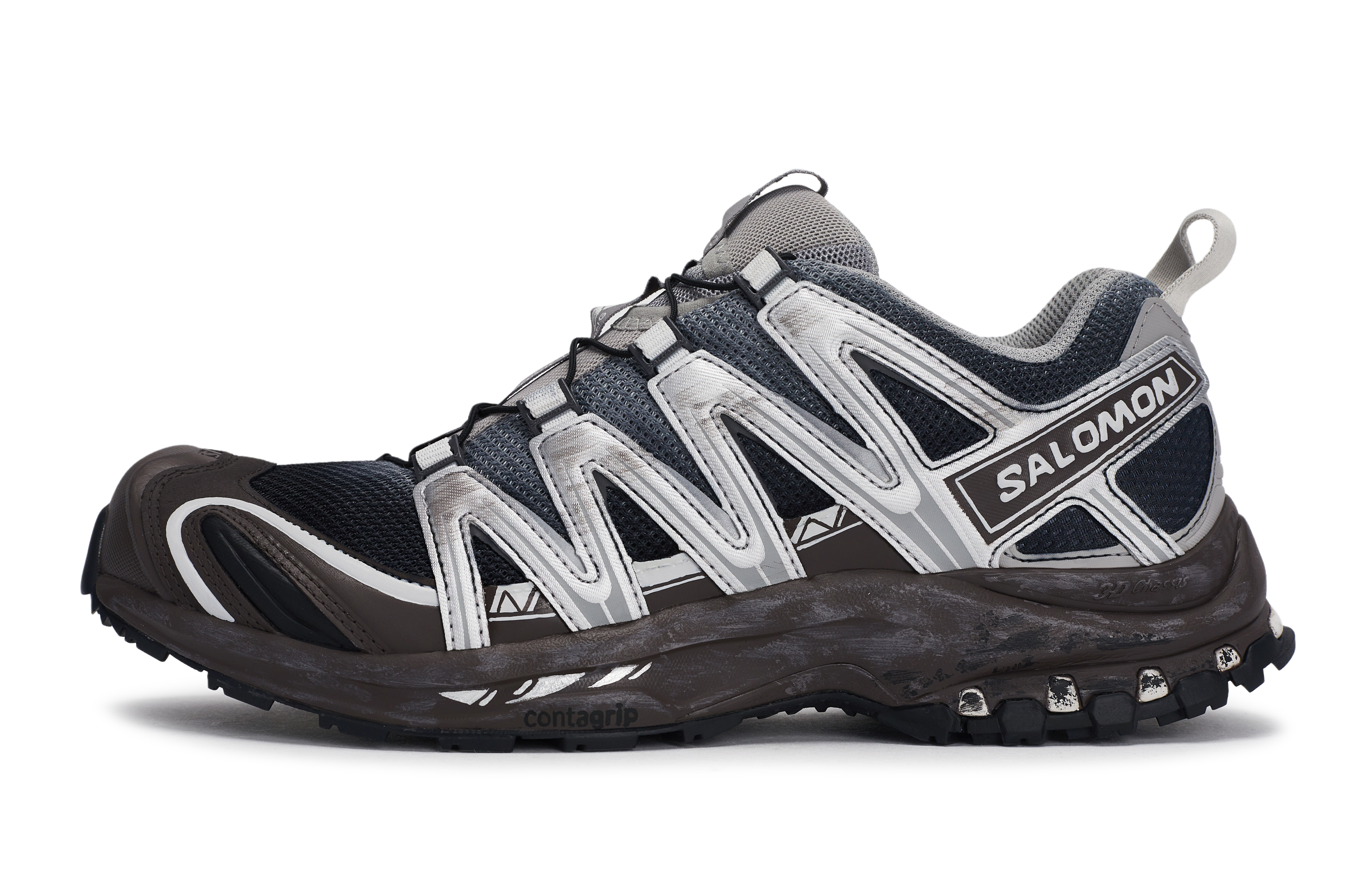 SALOMON XA PRO 3D Abrasion Resistant Low top Running Shoes Unisex Black Gray Silver Brown купить в интернет-магазине Yoocart с быстрой доставкой по России.