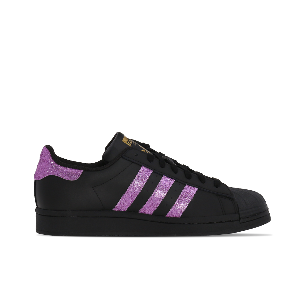 Adidas Originals SUPERSTAR Wear-resistant And Lightweight Low-Top Skateboard Shoes Unisex Black Purple купить в интернет-магазине Yoocart с быстрой доставкой по России.