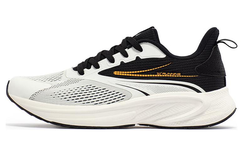 361° Speed Breathable, Slip Resistant, And Abrasion Resistant Low Top Running Shoes Men's White Black Yellow