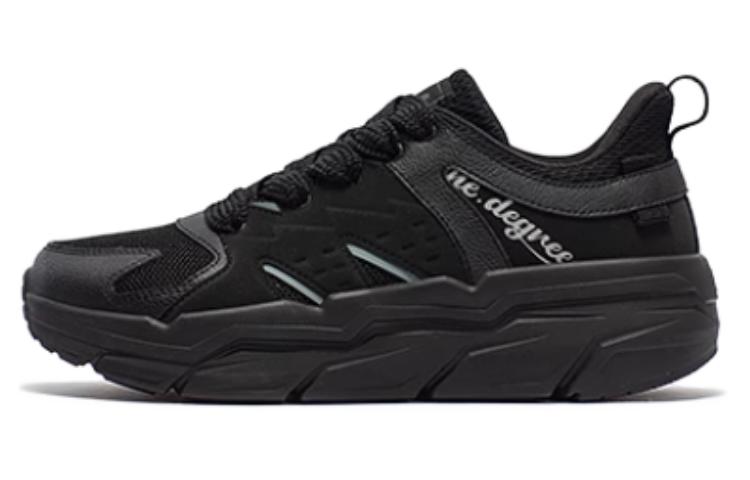 361° City Wilderness Anti Slip Wear Resistant Low Top Chunky Sneakers Men's Black Gray