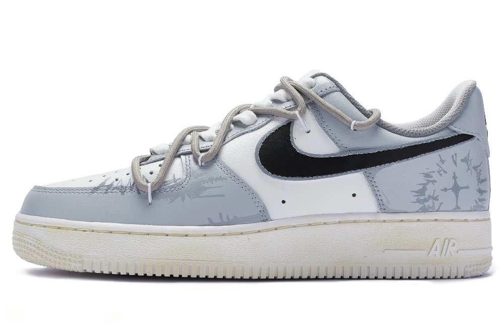 Nike Air Force 1 Low 811 Manufacturing Low Top Skateboard Shoes Men's White Gray