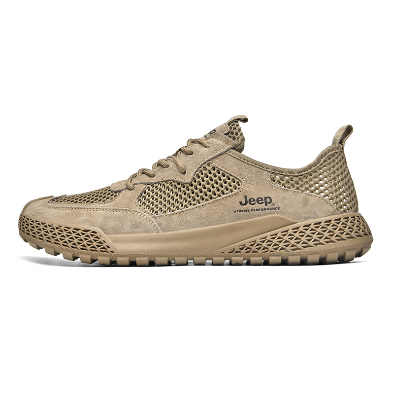 Jeep Casual Shoes Men Low-Top Khaki