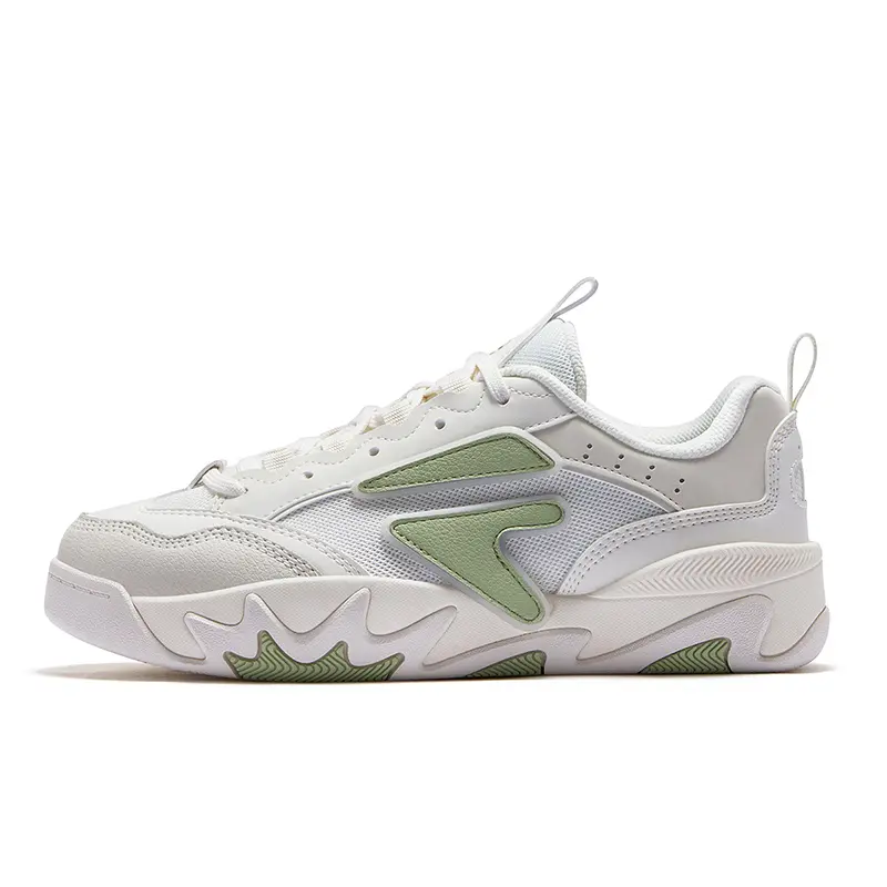 FILA FUSION Nollie Skateboard Shoes Women's White Yarn