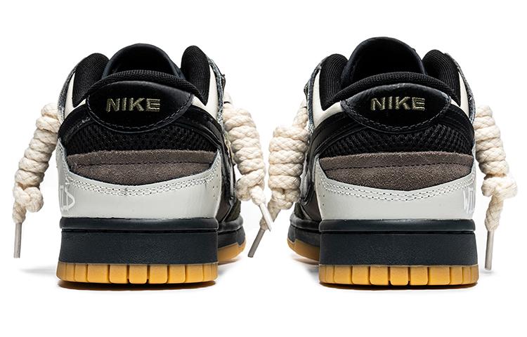 Nike Dunk Low Low-Top Skateboard Shoes Men's Black White