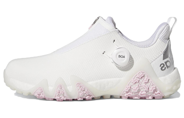Adidas Codechaos 22 Spikeless Golf Cloud White Silver Metallic Clear Pink Women's