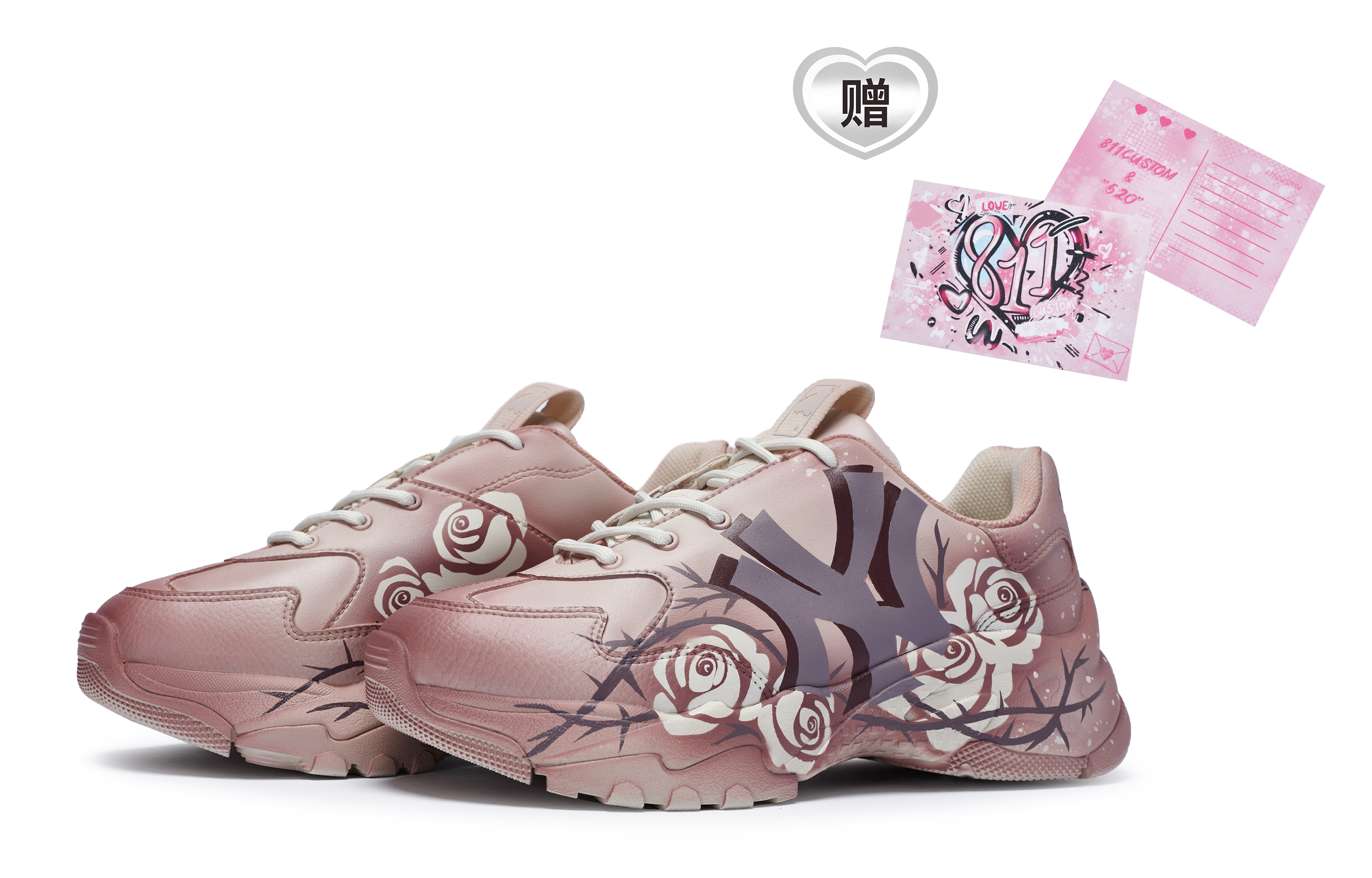 MLB Big Ball Chunky Sneakers Unisex Low top White/Gray/Brown