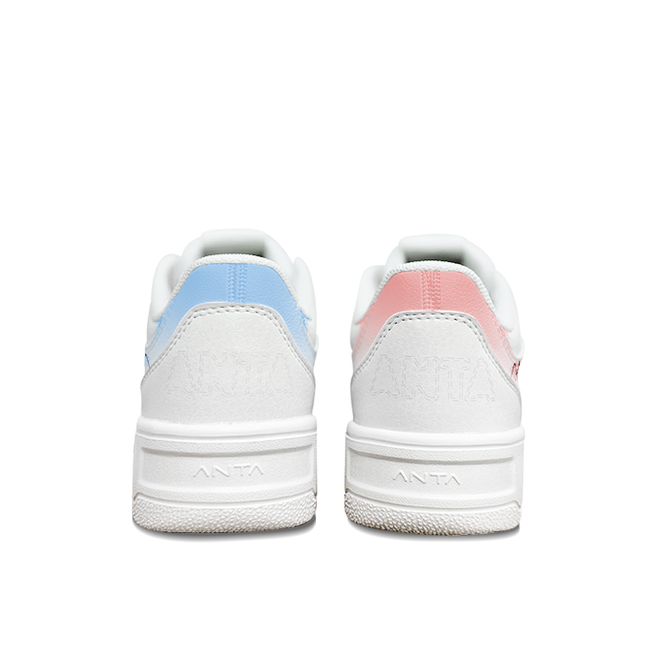 Anta Relaxed Anti Slip Wear Resistant Low Top Skateboard Shoes Unisex Blue Red Mismatched купить в интернет-магазине Yoocart с быстрой доставкой по России.