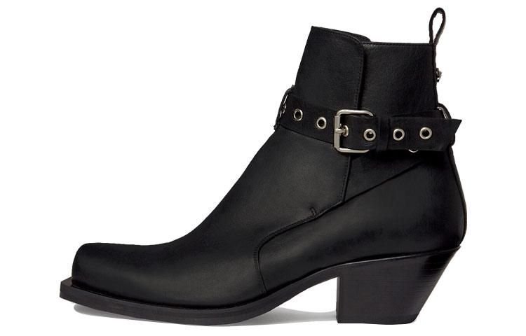 VERSACE Ankle Boots Men's Black