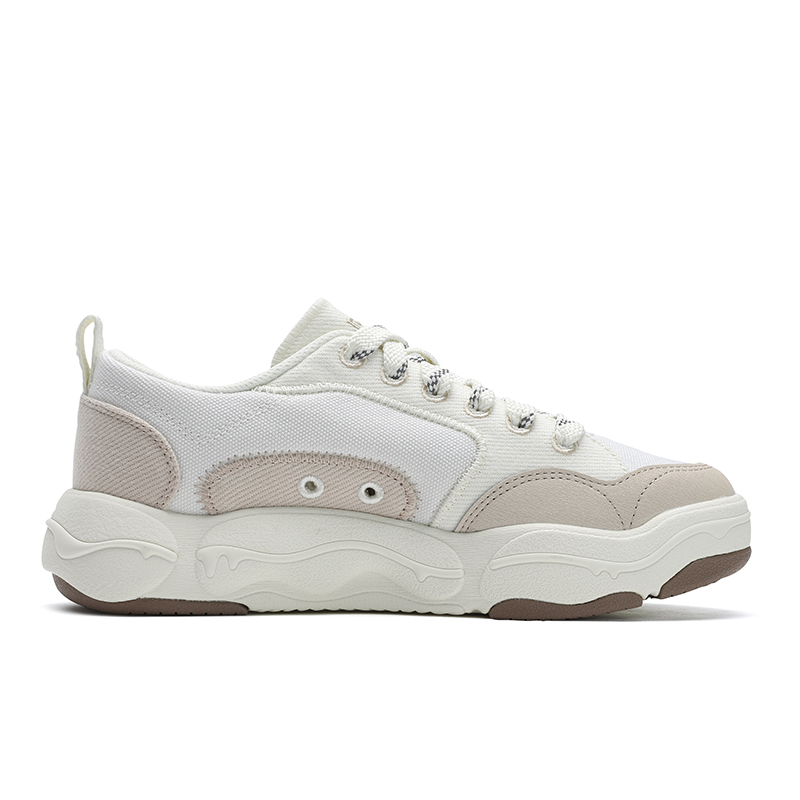 FILA BURGER Hamburger Shoes Breathable And Lightweight Low Top Canvas Shoes Women's White Yellow купить в интернет-магазине Yoocart с быстрой доставкой по России.