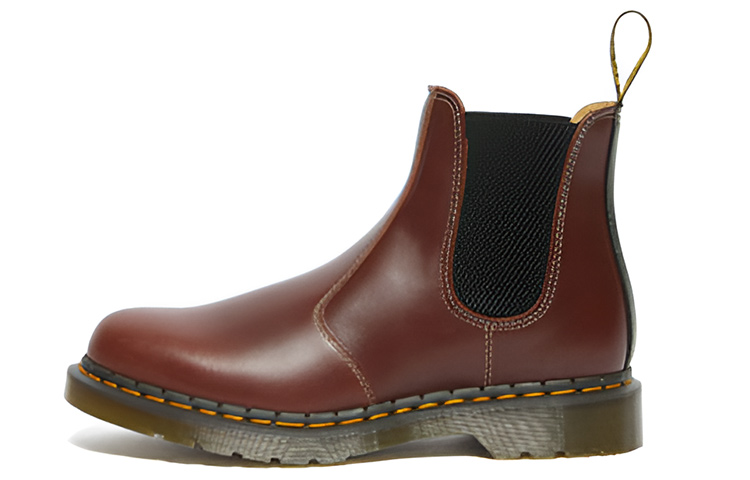 Dr. Martens 2976 Abruzzo Leather Chelsea Boots 'Brown Black'