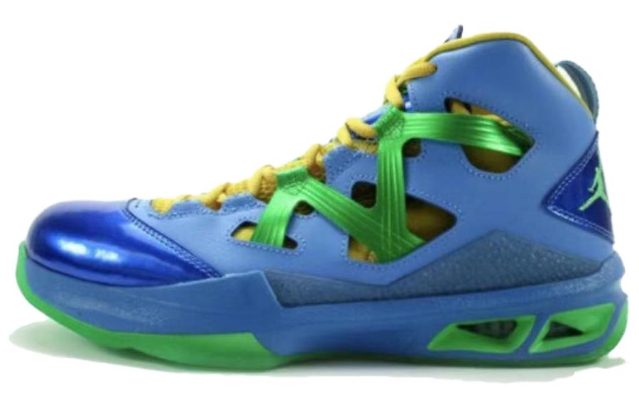 Jordan Melo M9 Durable Breathable High-Top Basketball Shoes Unisex Blue
