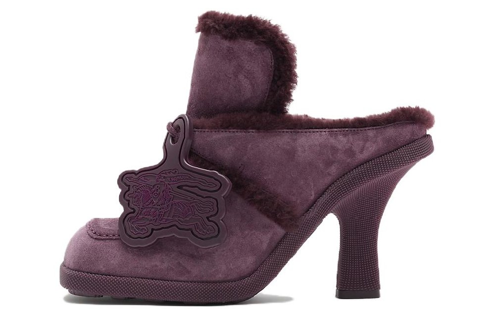 Burberry Closed Toe Slippers Women's Fuchsia