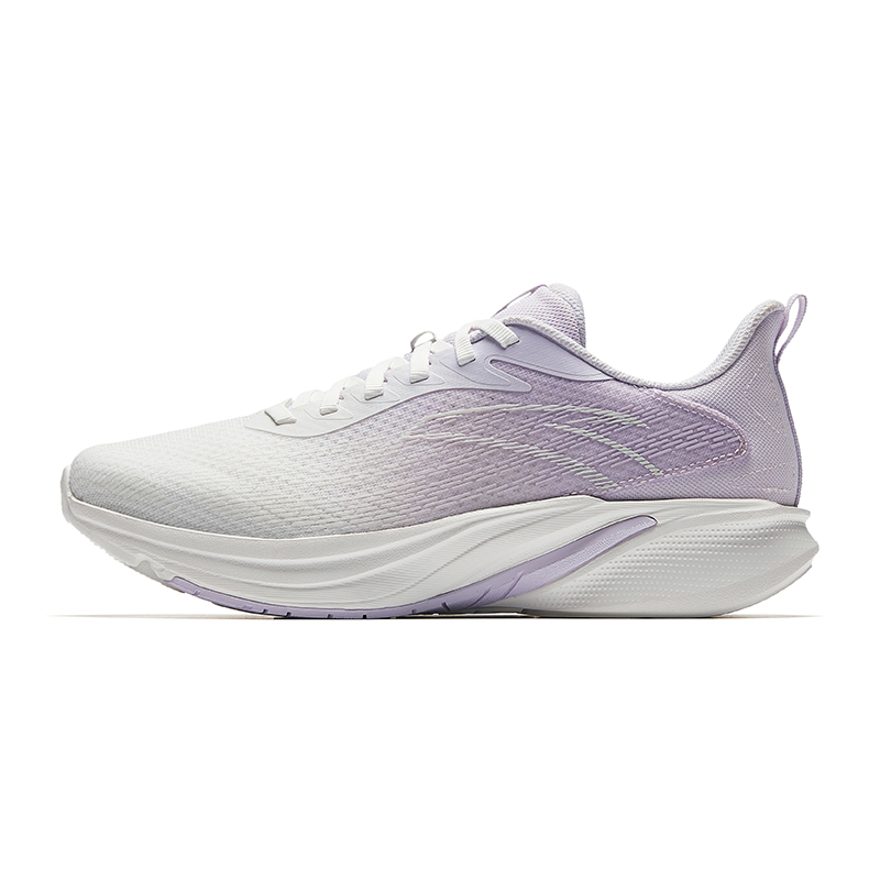 Anta Cloud Trail Cushioning And Breathable Low Top Casual Running Shoes Women's White Purple