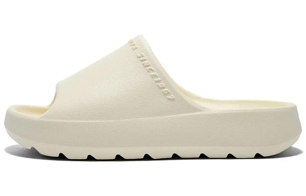 Kappa Slip Resistant Odor Resistant Slide Slippers Unisex Classic White