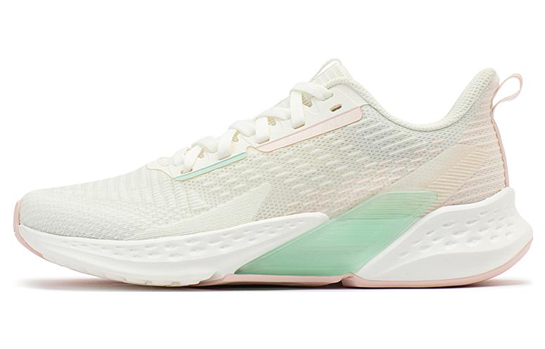 361° Slip Resistant, Abrasion Resistant, Breathable Low Top Running Shoes Women's Feather White Transparent Pink