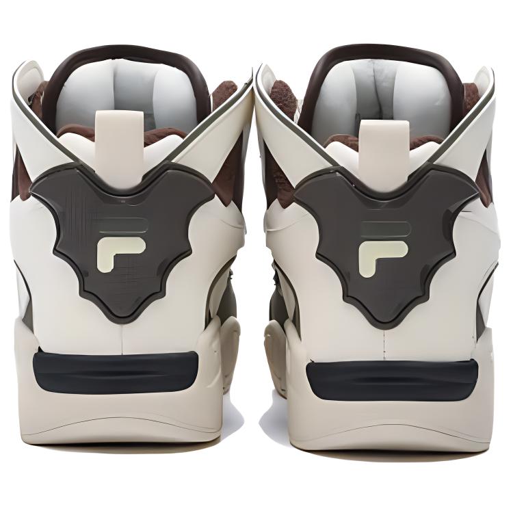 FILA FUSION High Top Basketball Shoes Men's Brown White купить в интернет-магазине Yoocart с быстрой доставкой по России.