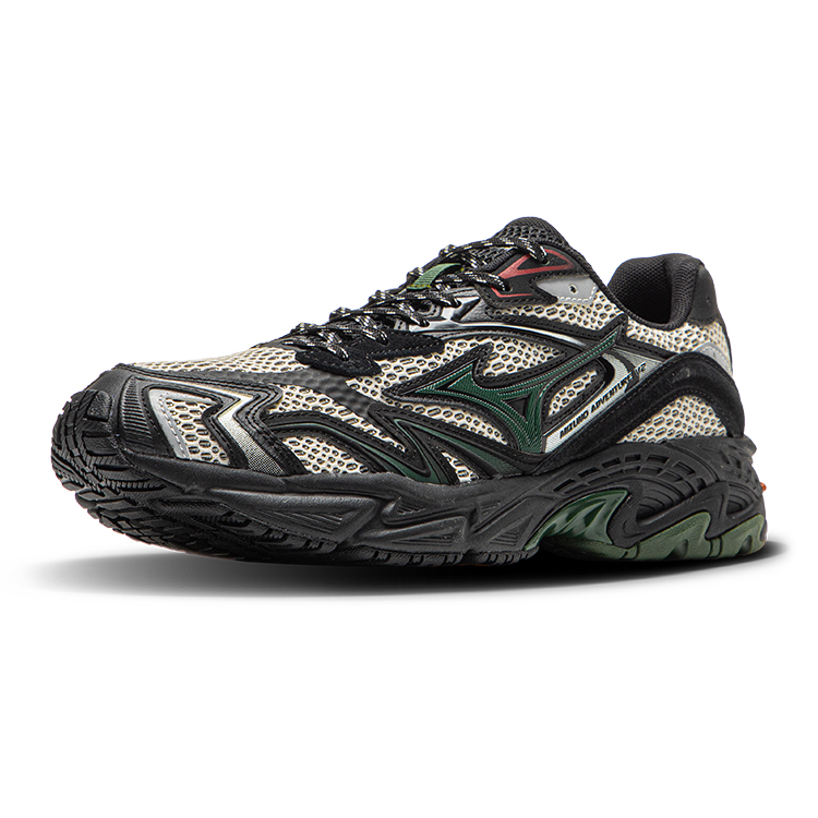 Mizuno ADVENTURE Wear-resistant And Lightweight Low-Top Chunky Sneakers Unisex Black купить в интернет-магазине Yoocart с быстрой доставкой по России.