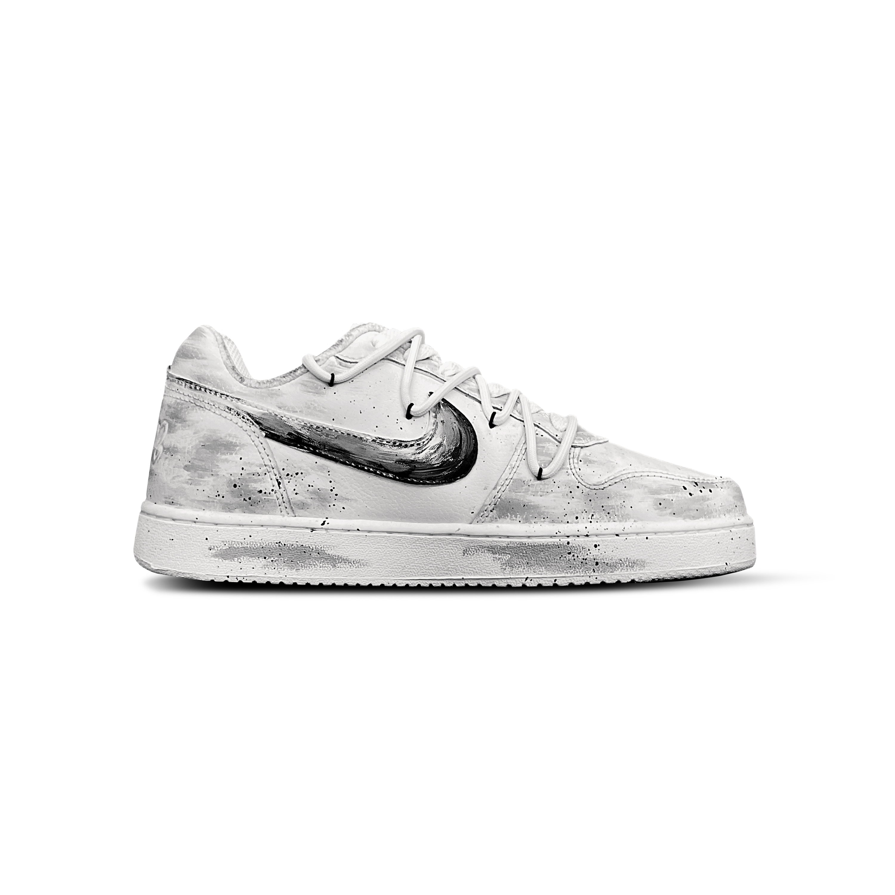 Nike EBERNON Tower Rabbit Coexistence Cushioning, Wear Resistant Low Top Skateboard Shoes Men's Gray White купить в интернет-магазине Yoocart с быстрой доставкой по России.