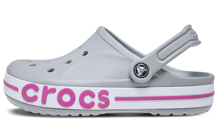 Crocs Bayaband Clog Beach Shoes Light Grey
