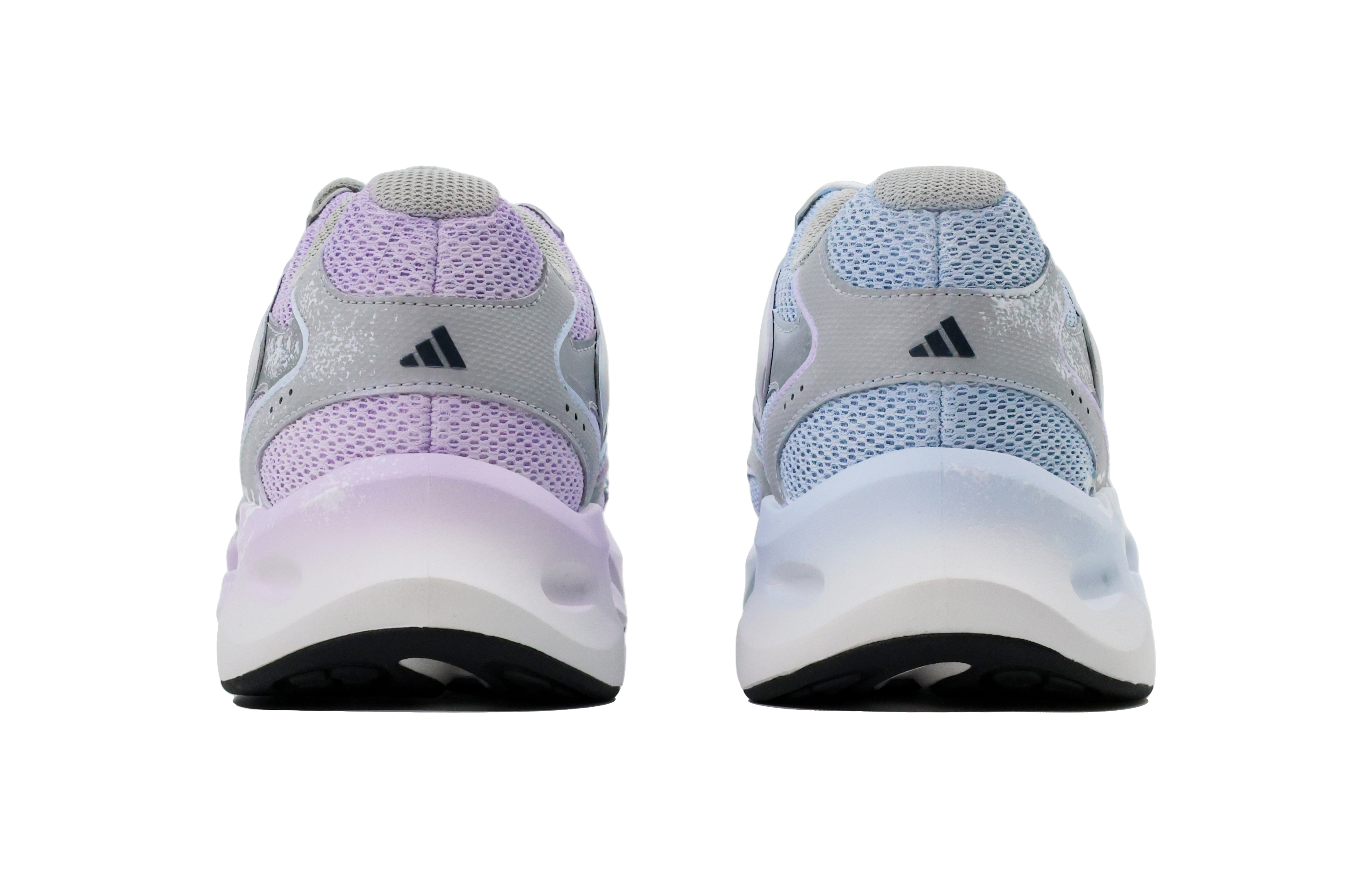 Adidas MEGASTRIDE Abrasion Resistant Low top Running Shoes Unisex Gray Blue Purple купить в интернет-магазине Yoocart с быстрой доставкой по России.