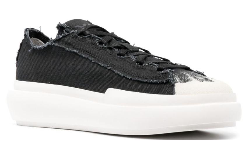Y-3 Nizza Low "Worn-In" Black Off White
