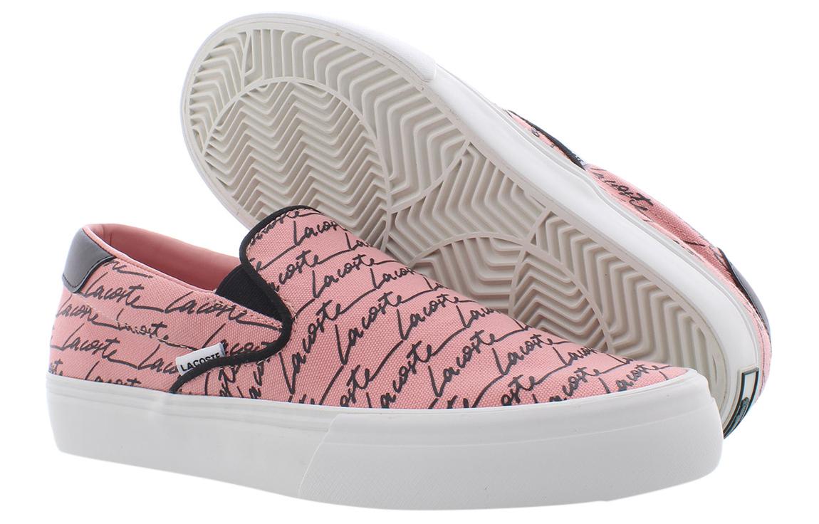 LACOSTE Low-Top Skateboard Shoes Women's Pink купить в интернет-магазине Yoocart с быстрой доставкой по России.
