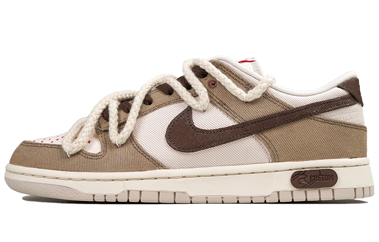 Nike Dunk Low Low-Top Skateboard Shoes Unisex Brown
