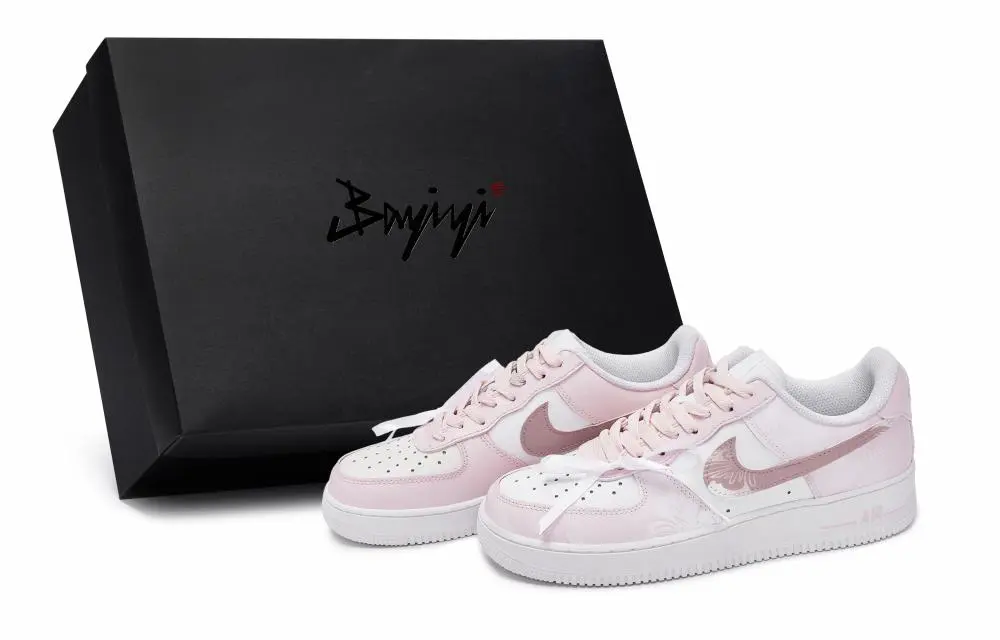 Nike Air Force 1 Skateboard Shoes Unisex Low top White/Pink