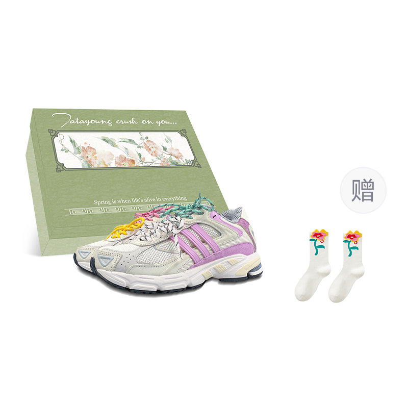 Adidas Originals Response Low Top Running Shoes Unisex Purple