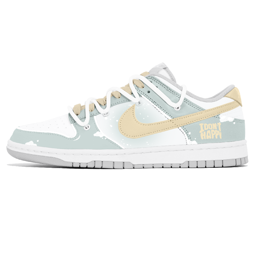 Nike Dunk Abrasion Resistant Low Top Skateboard Shoes Women's Green