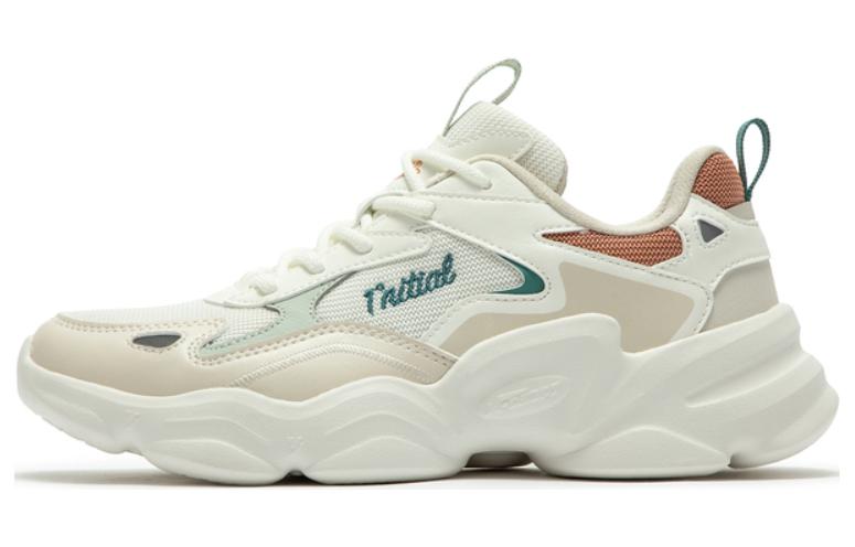 361° Cushioning, Slip Resistant, And Abrasion Resistant Low Top Chunky Sneakers Women's White