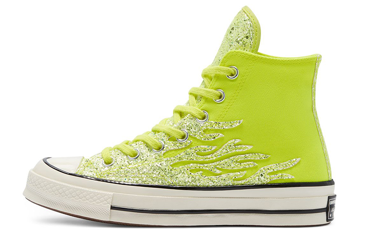 Converse Chuck Taylor All Star 70 Hi Glitter Shine Lemon Women's