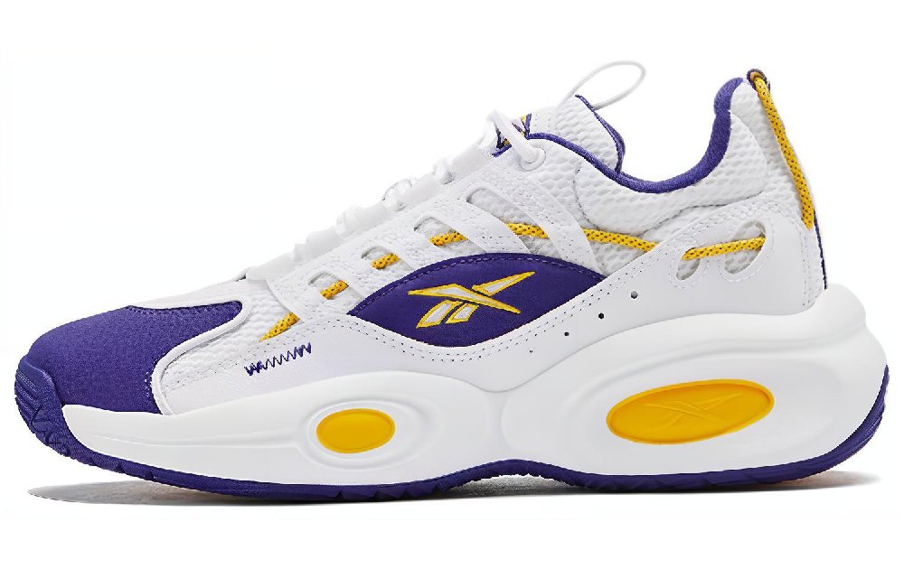 Reebok Solution Mid 'White Purple Gold'