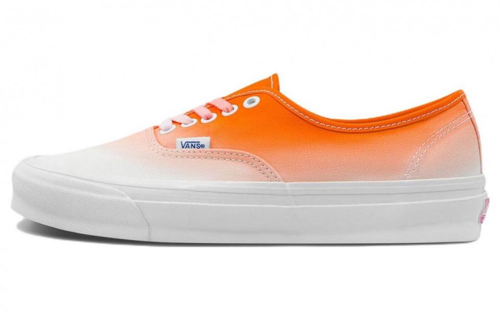 Authentic Og Vans Lx 'Dip Dye Orange White'