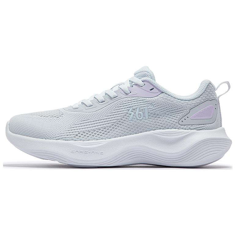 361° Durable Breathable Low-Top Casual Running Shoes Women's Gray Purple