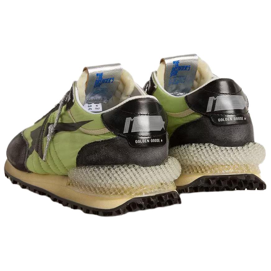 Golden Goose Marathon Low Top Casual Shoes Women's Green