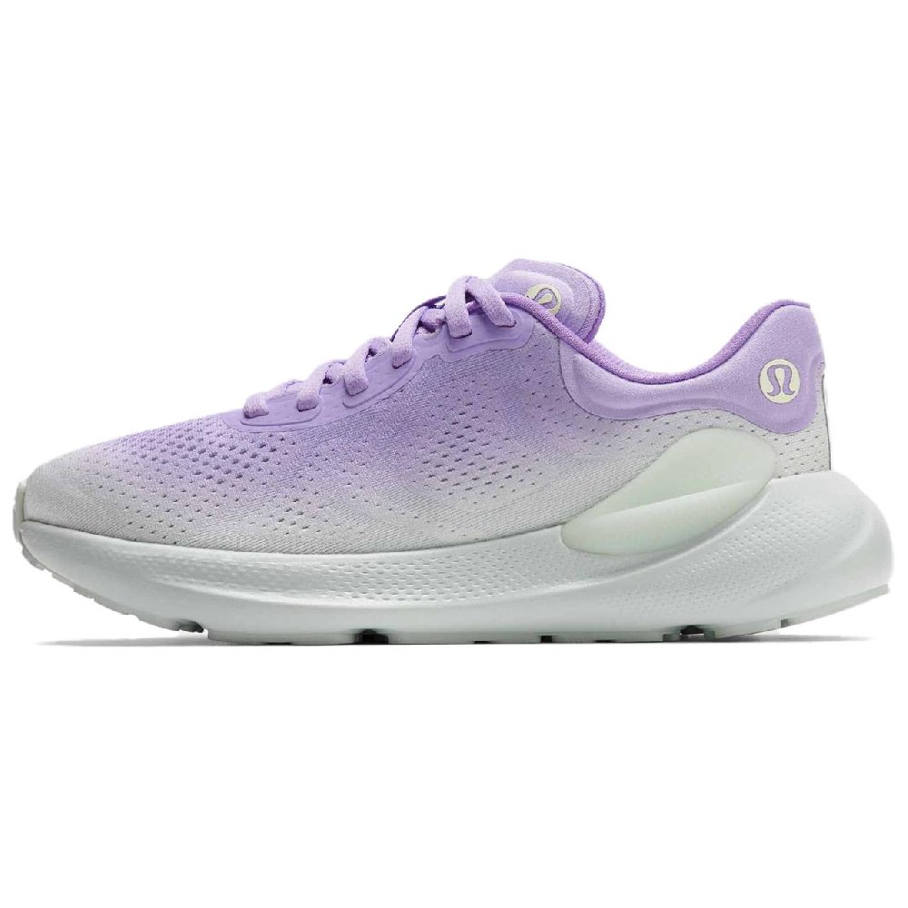 Lululemon Beyondfeel Abrasion Resistant Breathable Low Top Running Shoes Women's White Purple
