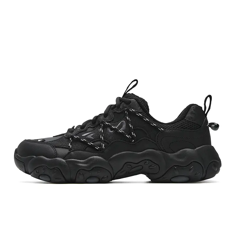 FILA FLUID 6 Abrasion Resistant Lightweight Thermal Low top Casual Shoes Men's Black