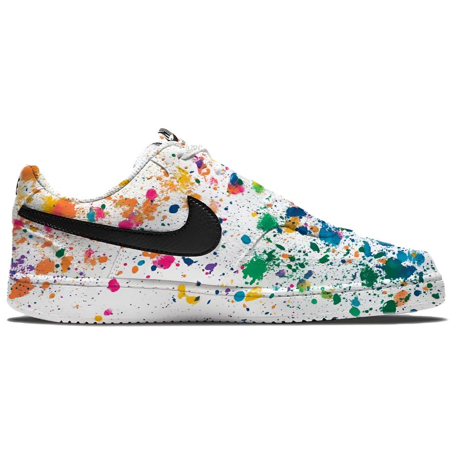 Nike Court Vision 1 Skateboard Shoes Unisex Low top Blue/Yellow/Green